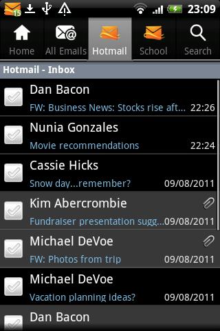 android-hotmail