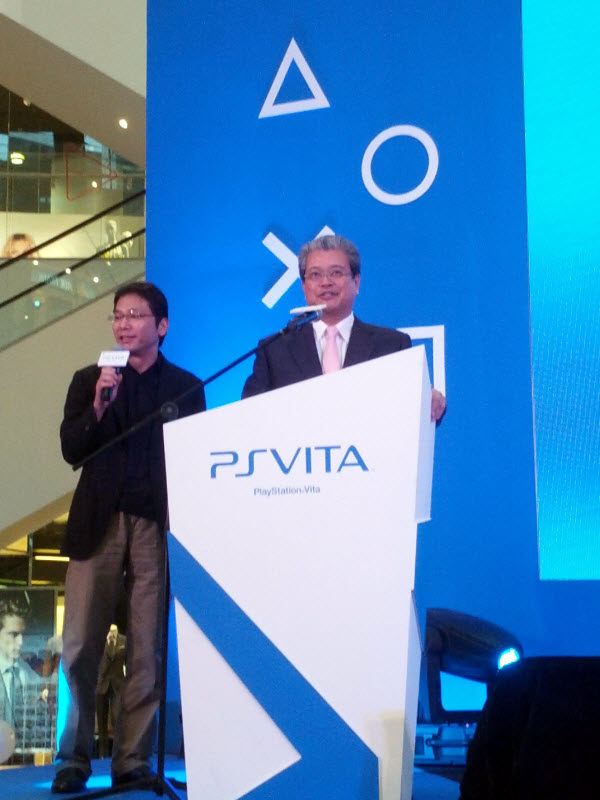 Tetsuhiko Yasuda, President of Sony Computer Entertainment Asia Tetsuhiko Yasuda, President of Sony Computer Entertainment Asia @ PlayStation Vita Malaysia Launch