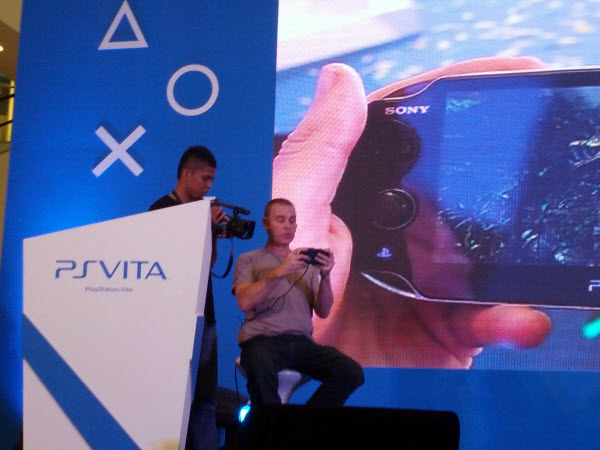 Mark Rogers, Senior Producer of Foster City Studio, Developer of Uncharted Golden Abyss Mark Rogers, Senior Producer of Foster City Studio, Developer of Uncharted Golden Abyss @ PlayStation Vita Malaysia Launch