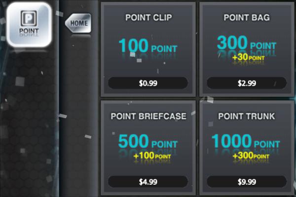 O2Jam U for iOS Micro transaction Store Menu O2Jam U for iOS Micro transaction Store Menu